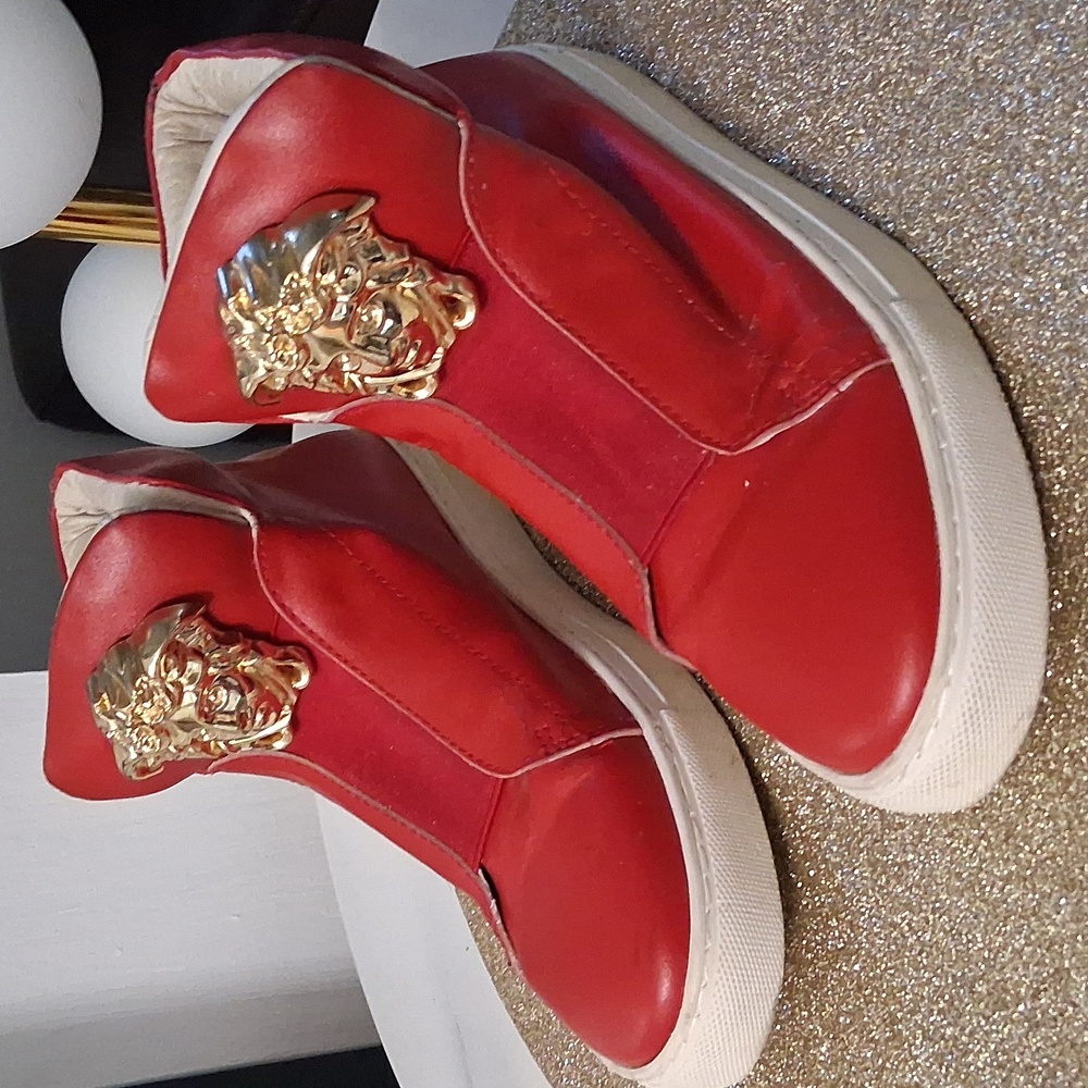 Versace HI TOP Sneaker Or Ankle Boots